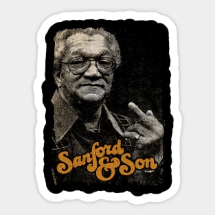 Middle finger Redd Foxx Sticker